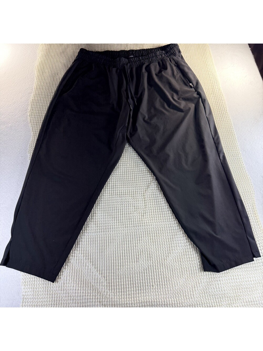 Kinesis (Dillards) Capri Wide Leg Lounge & street wear Pants Black Women’s 1X s